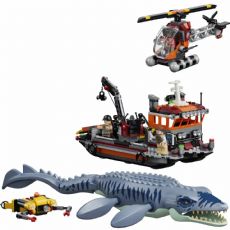 Mosasaurus-Dinosaurier-Bootsan