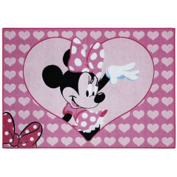 Teppich Minnie Mouse Herz Kinderteppiche 612383 Shop Eurotoys